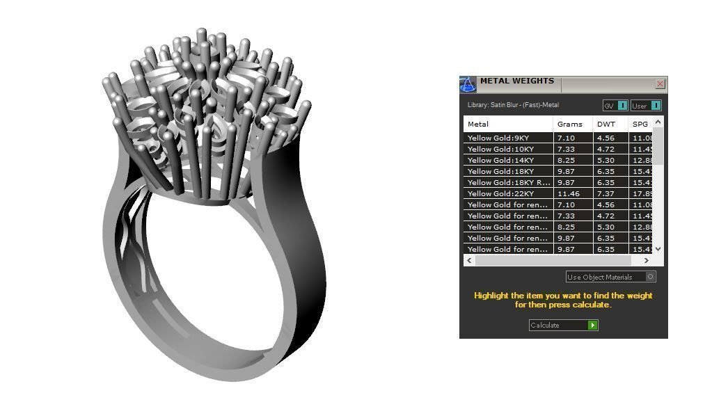 Pack jewelry ring  3D print model_91