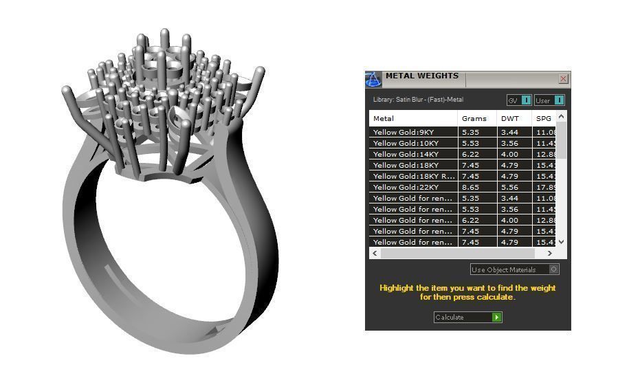 Pack jewelry ring  3D print model_89