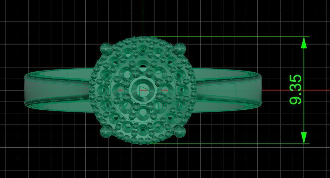 Pack jewelry ring  3D print model_21