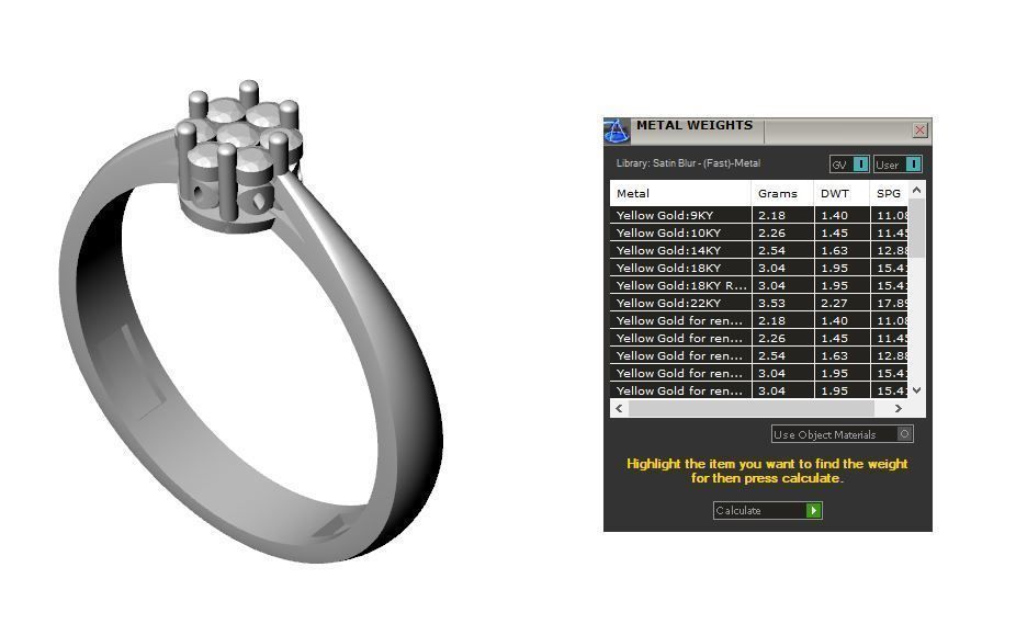 Pack jewelry ring  3D print model_71