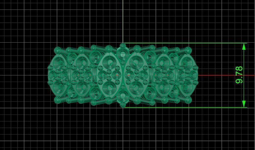 Pack jewelry ring  3D print model_18