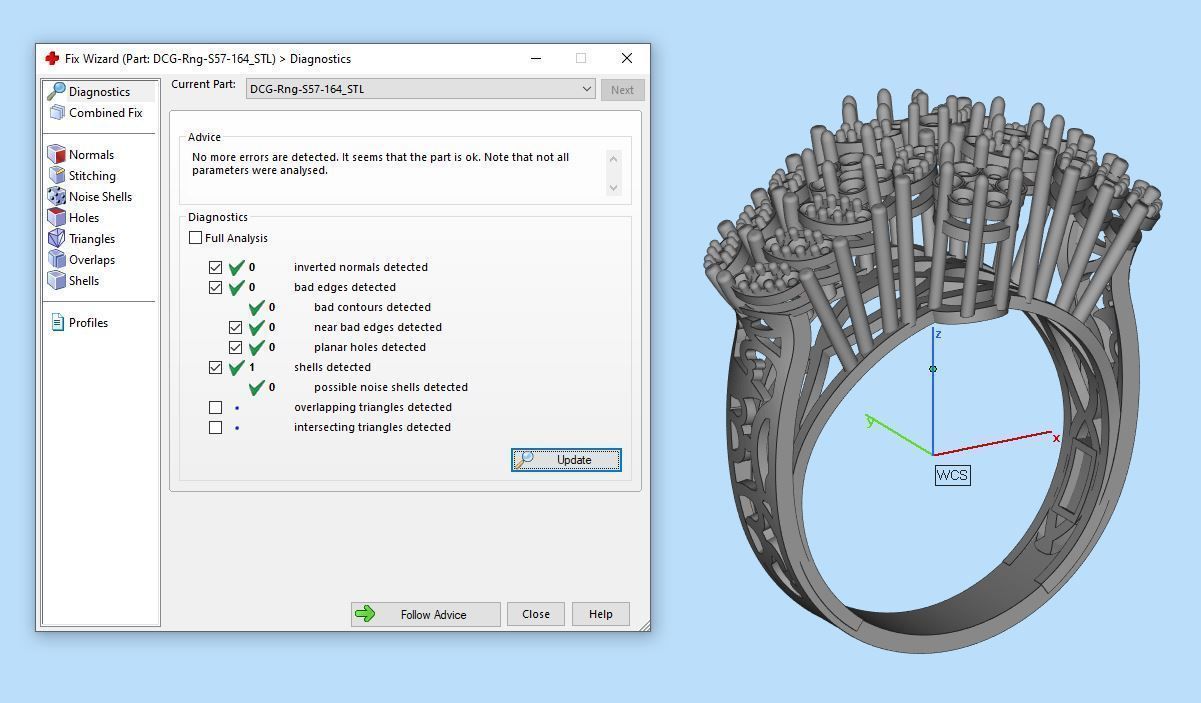 Pack jewelry ring  3D print model_92