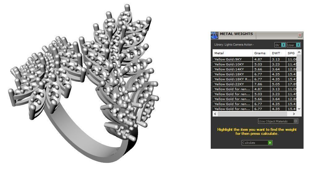 Pack jewelry ring  3D print model_119