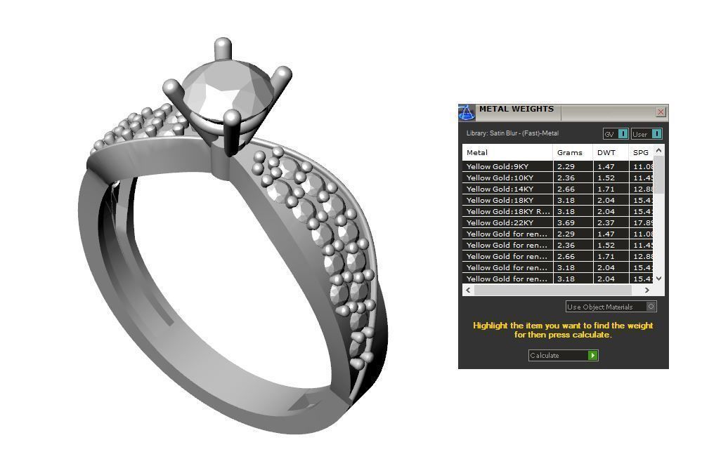 Pack jewelry ring  3D print model_117