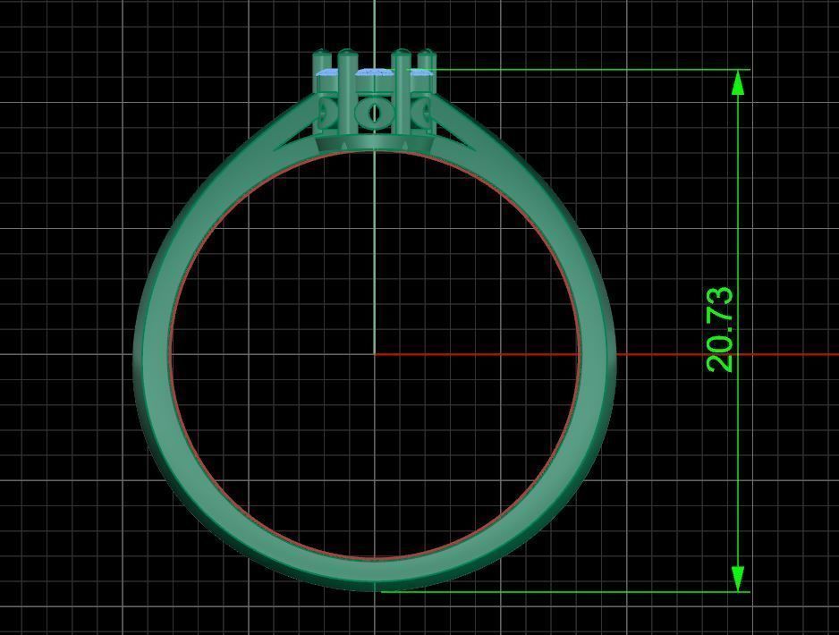 Pack jewelry ring  3D print model_7