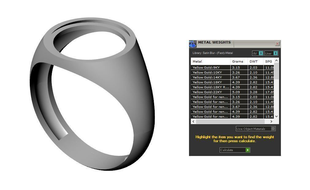 Pack jewelry ring  3D print model_74