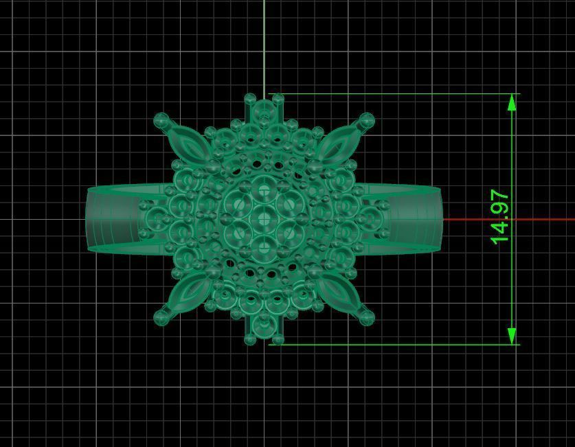 Pack jewelry ring  3D print model_24