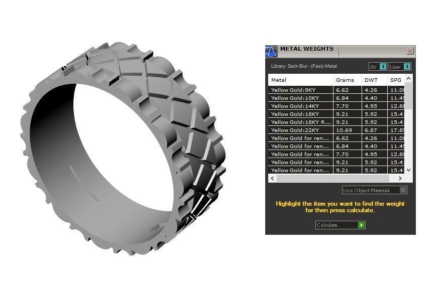 Pack jewelry ring  3D print model_95