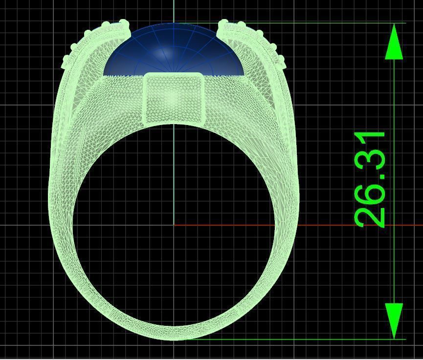 Pack jewelry ring  3D print model_6