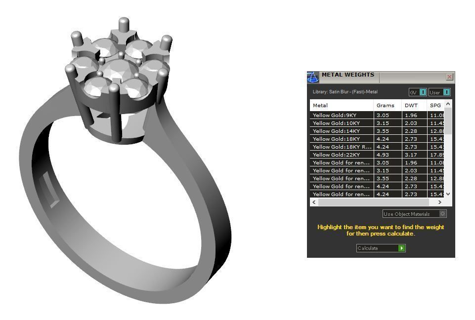 Pack jewelry ring  3D print model_87