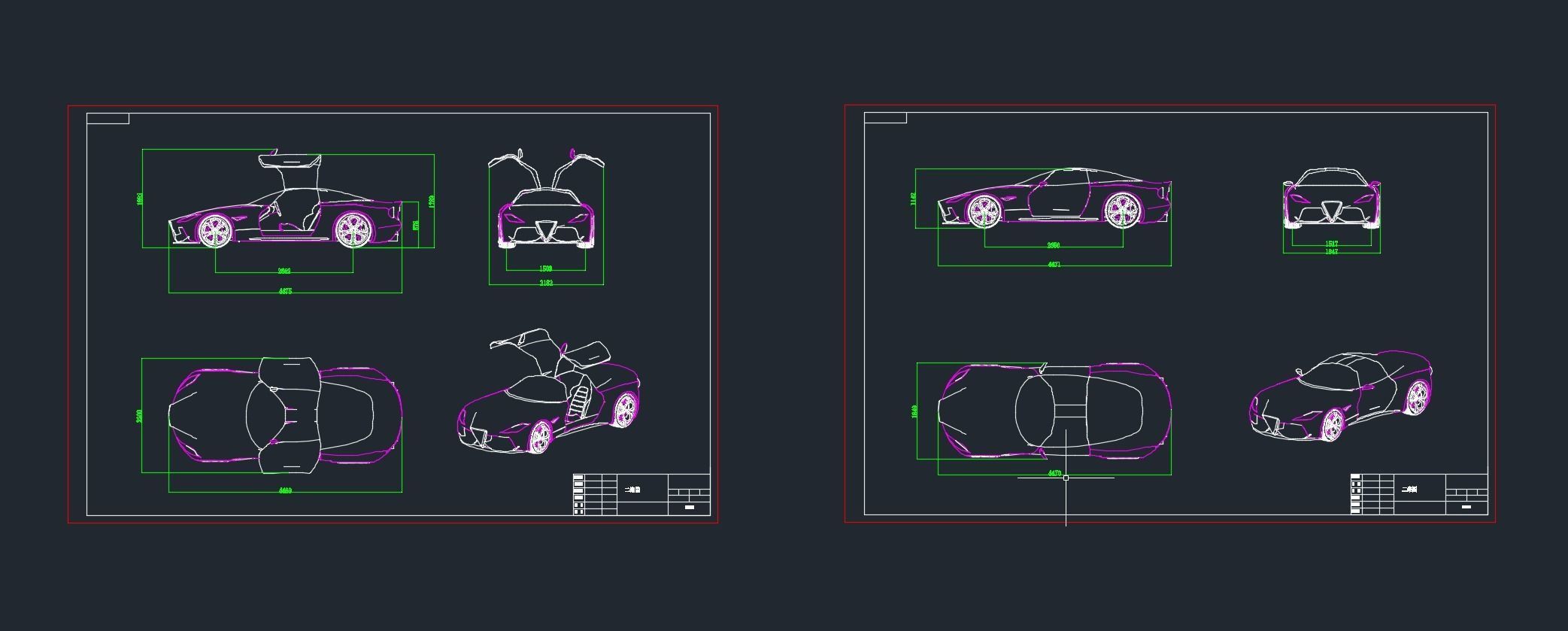 Alfa and Romeo sports cars 3D model_6
