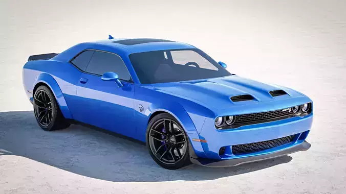 Dodge Challenger SRT Hellcat Widebody 2022 3D model