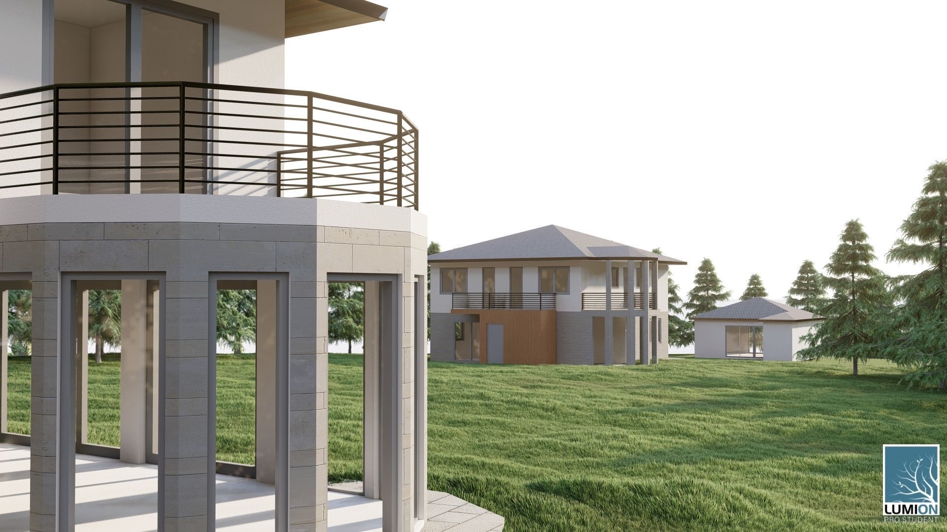 House Complex 01 3D model_4