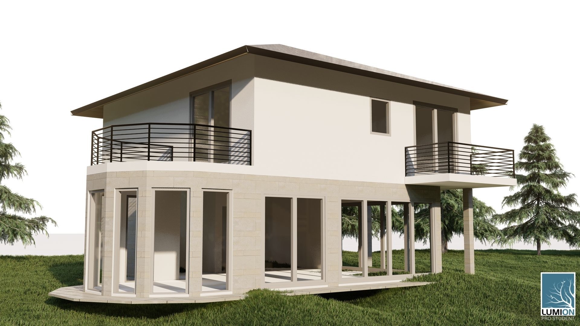 House Complex 01 3D model_3