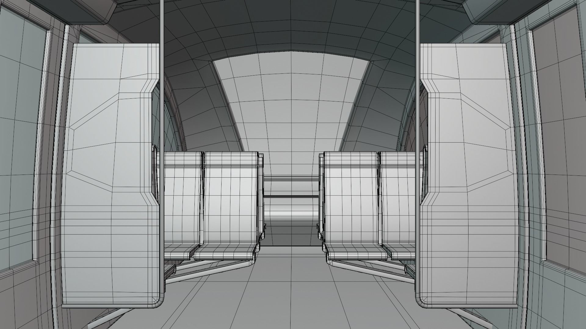 Monorail train concept 3D model_15