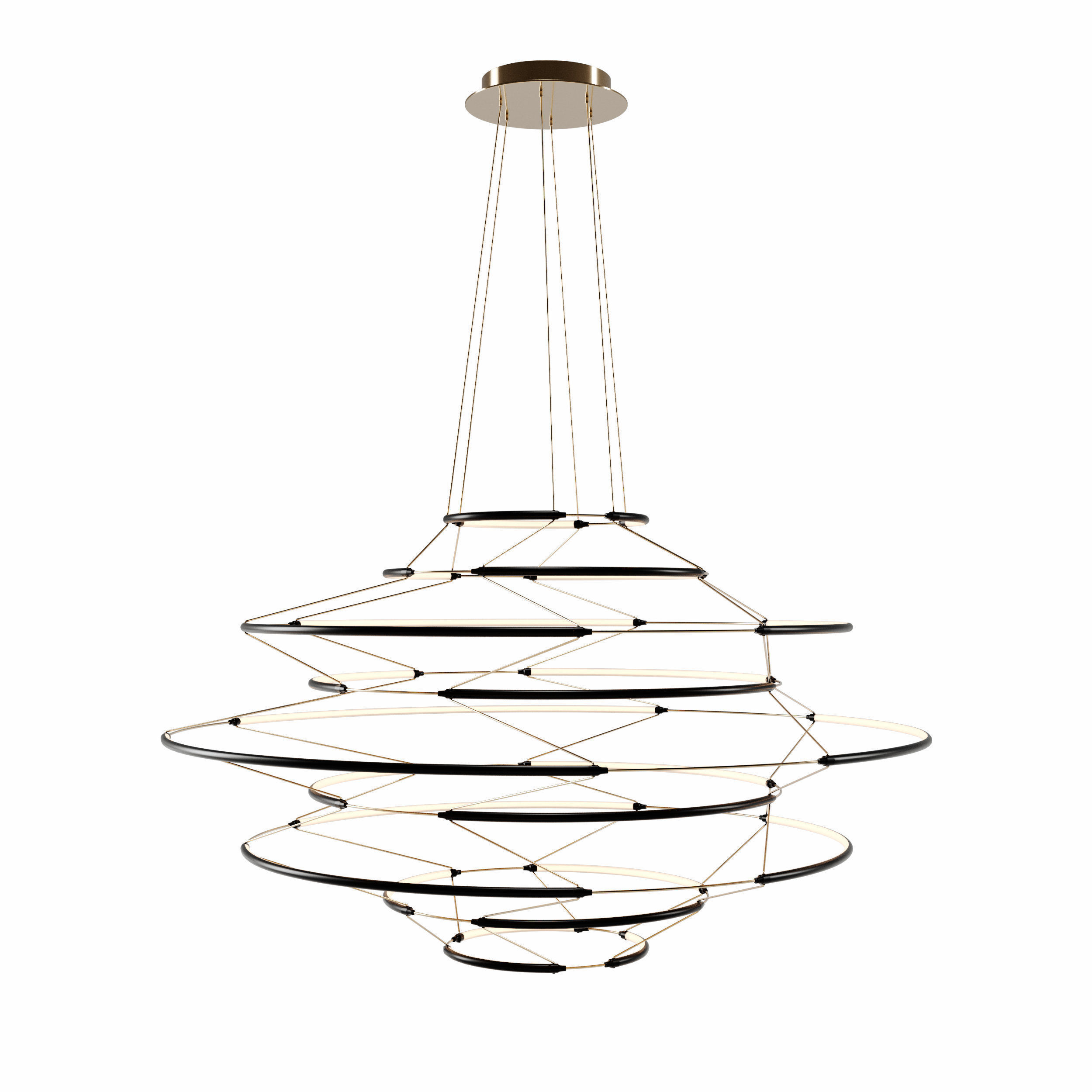 drop suspension lamp by NEMO 3D model_1