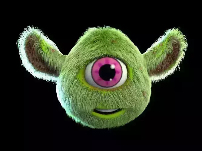 little cartoon alien