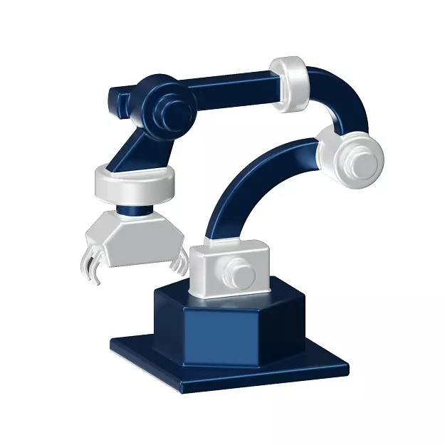Educational Robot Arm Toy 3D model_0