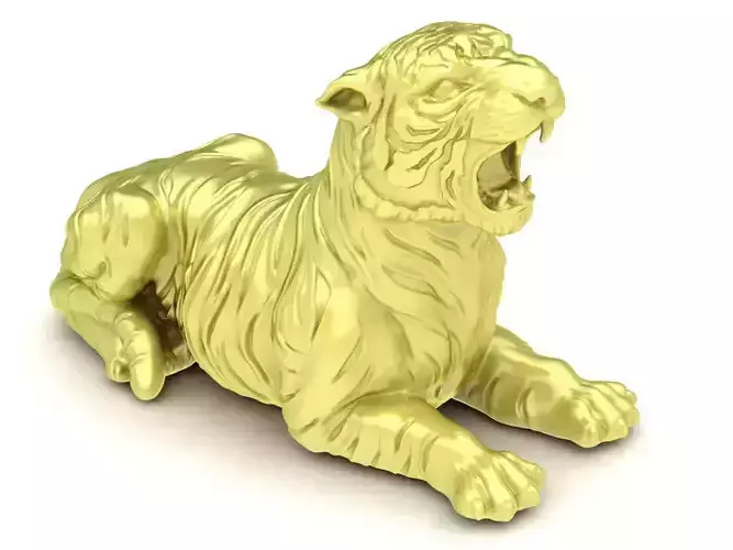 7 gram Hollow Tiger For Jewelry 3852 3D print model