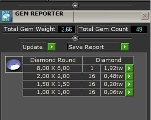 heavy set earrings ring and pendant with enamel and round stones 3D Model Collection_9