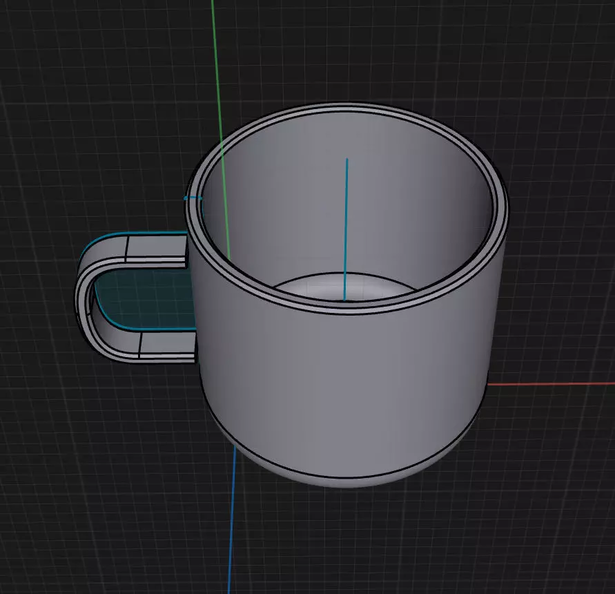 3d cup coffee mug Free 3D print model