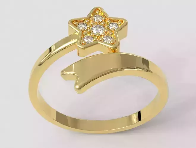 Shooting Star Ring