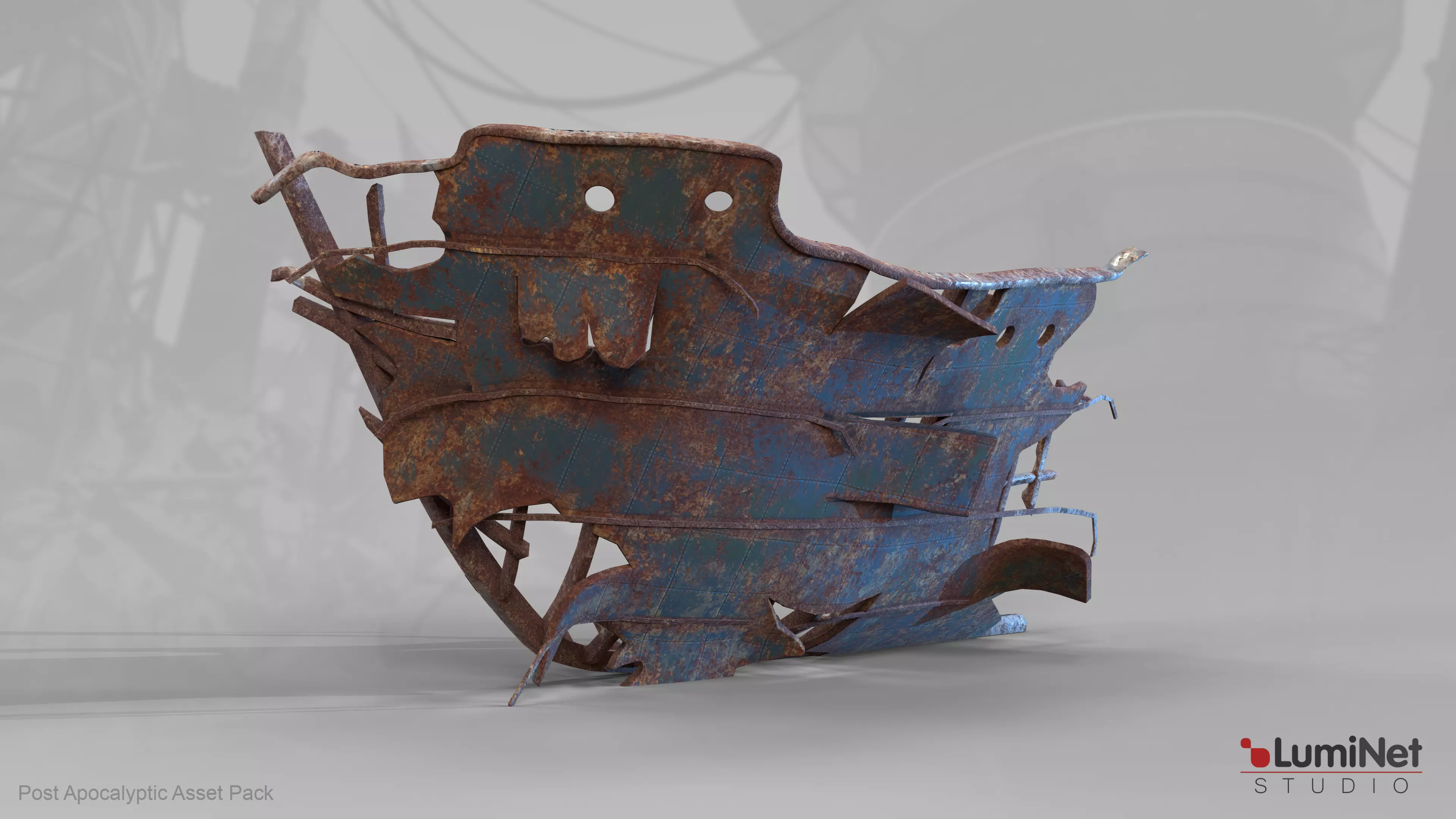 HalfOfShip  11 of 36 - Post Apocalyptic Low-poly 3D model_0