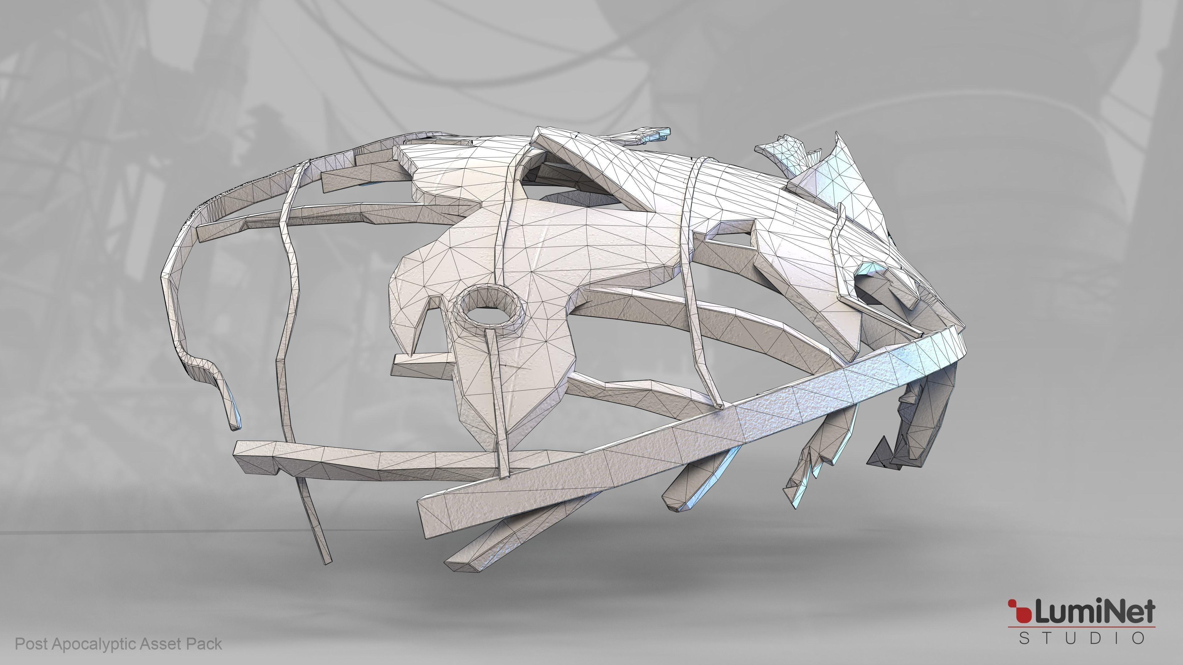 BigShipSmallPart2 5 of 36 - Post Apocalyptic Low-poly 3D model_1