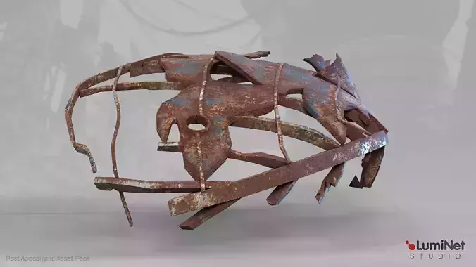 BigShipSmallPart2 5 of 36 - Post Apocalyptic Low-poly 3D model