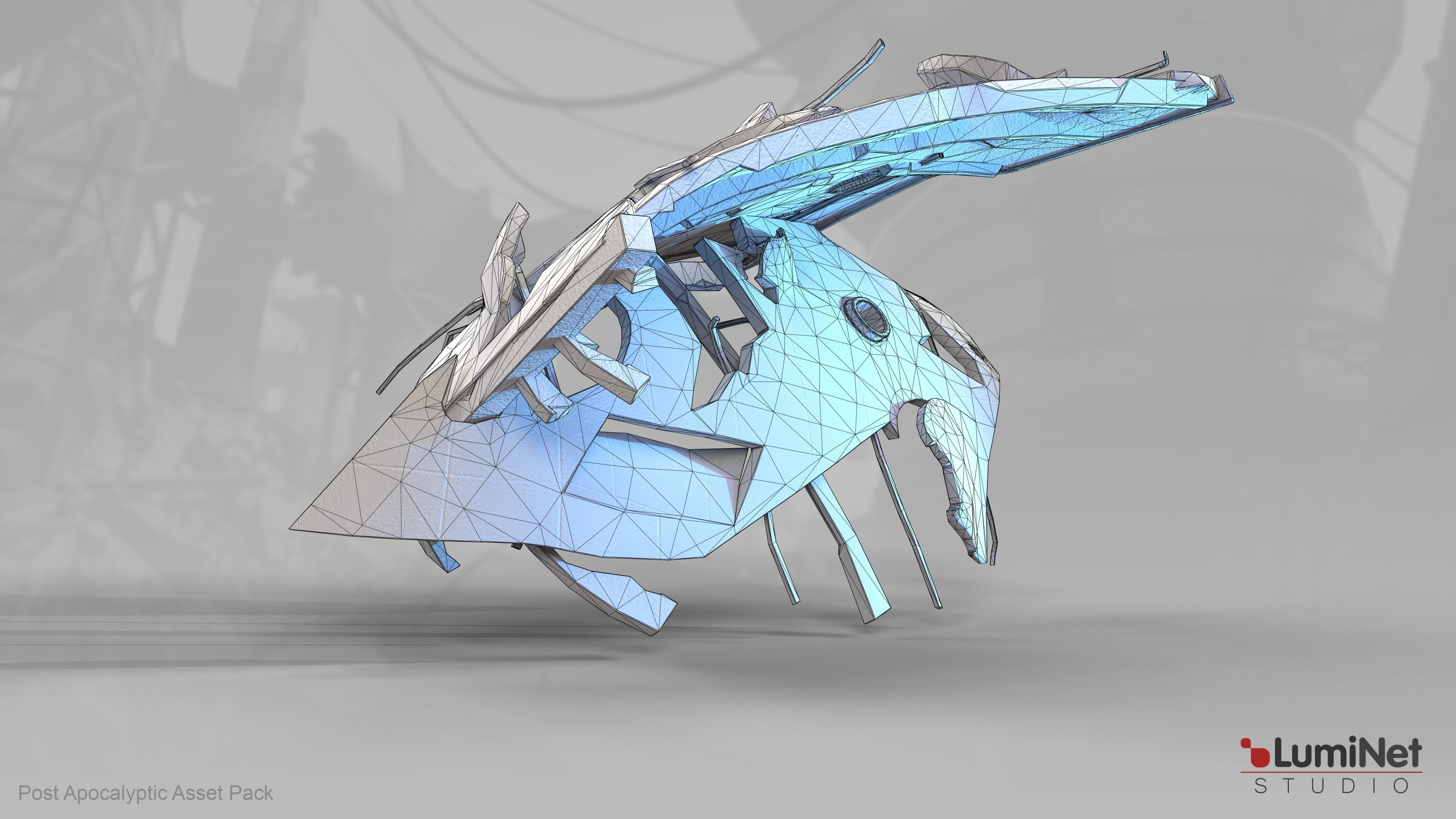 BigShipSmallPart1 4 of 36 - Post Apocalyptic Low-poly 3D model_1