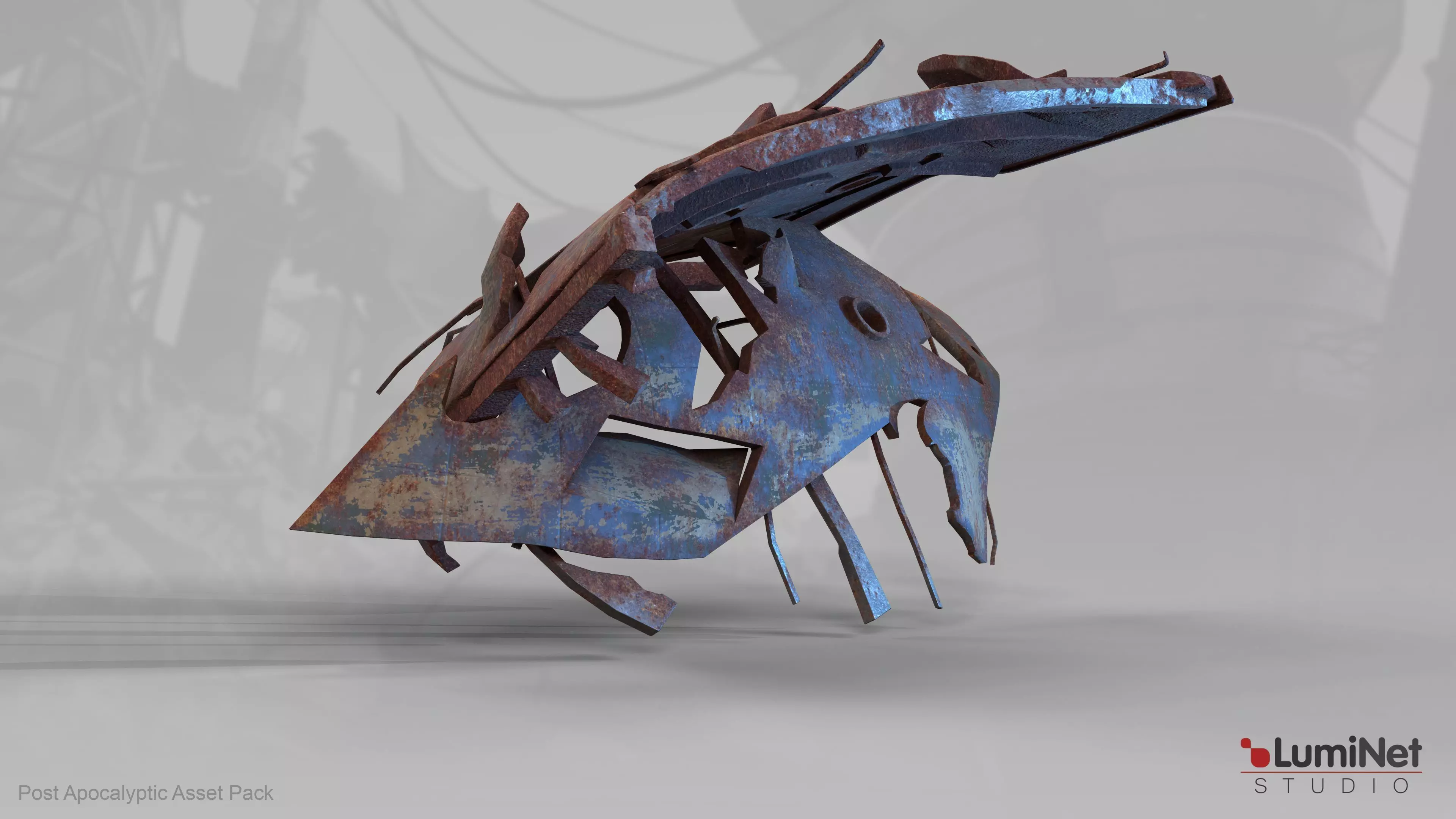 BigShipSmallPart1 4 of 36 - Post Apocalyptic Low-poly 3D model_0