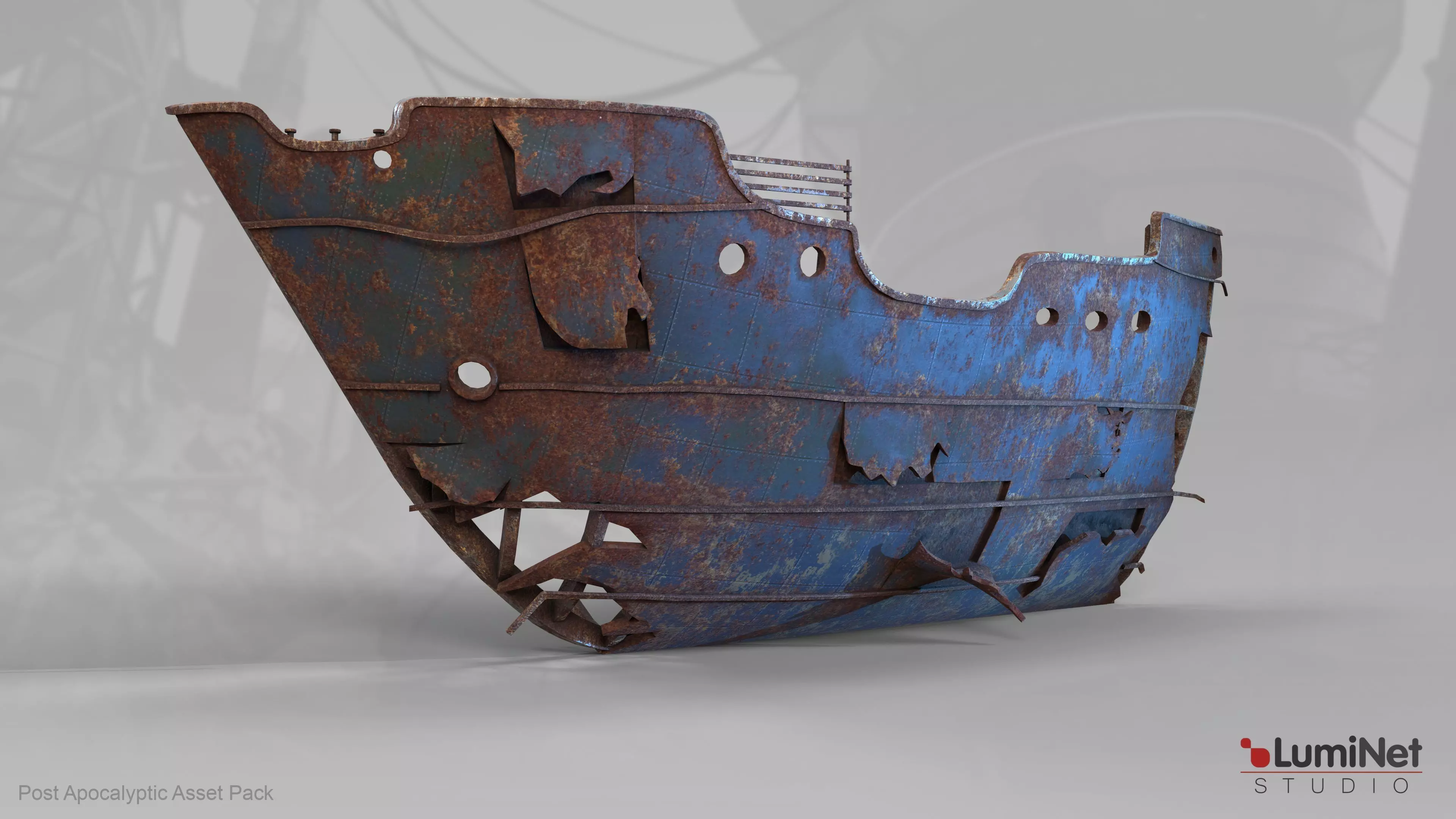 BigShipBigPart 3 of 36 - Post Apocalyptic Low-poly 3D model_0