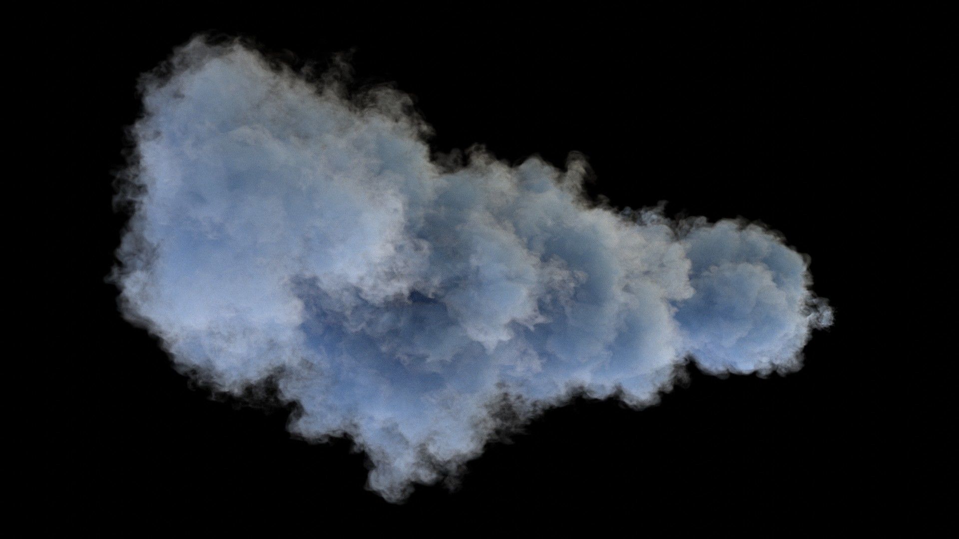 Billowy Smoke VDB 3D model_4