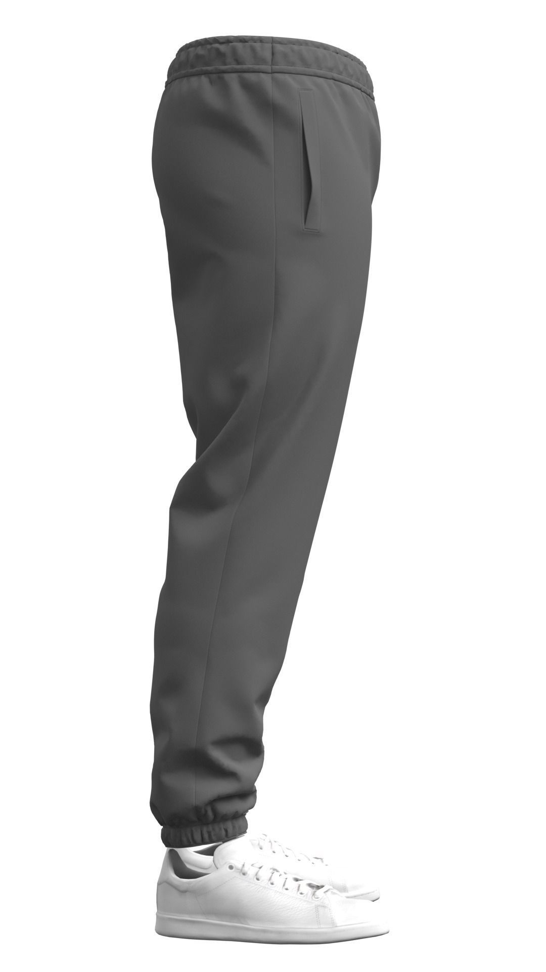 Sport Pants - Marvelous Designer  3D model_7