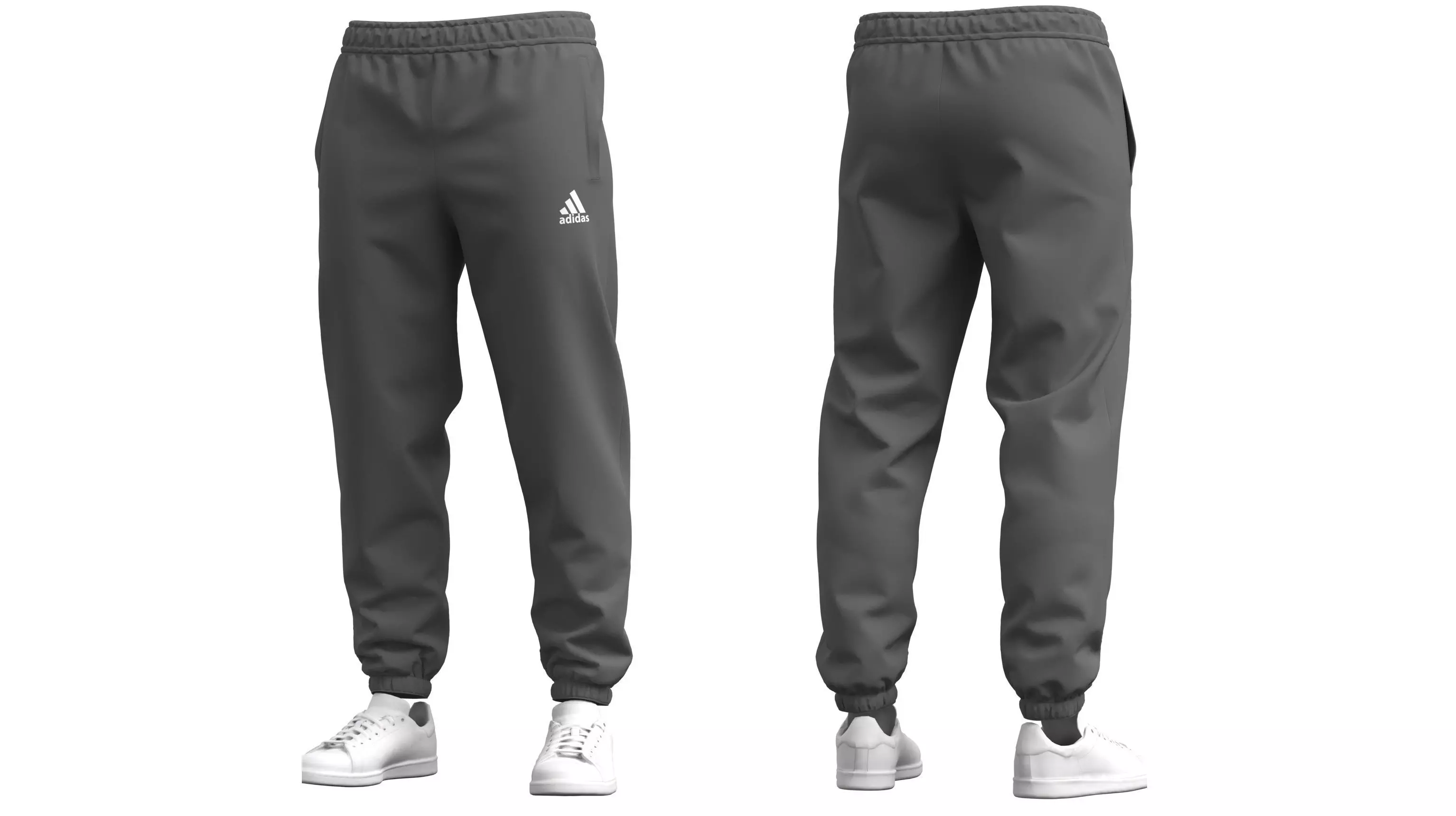 Sport Pants - Marvelous Designer  3D model_0