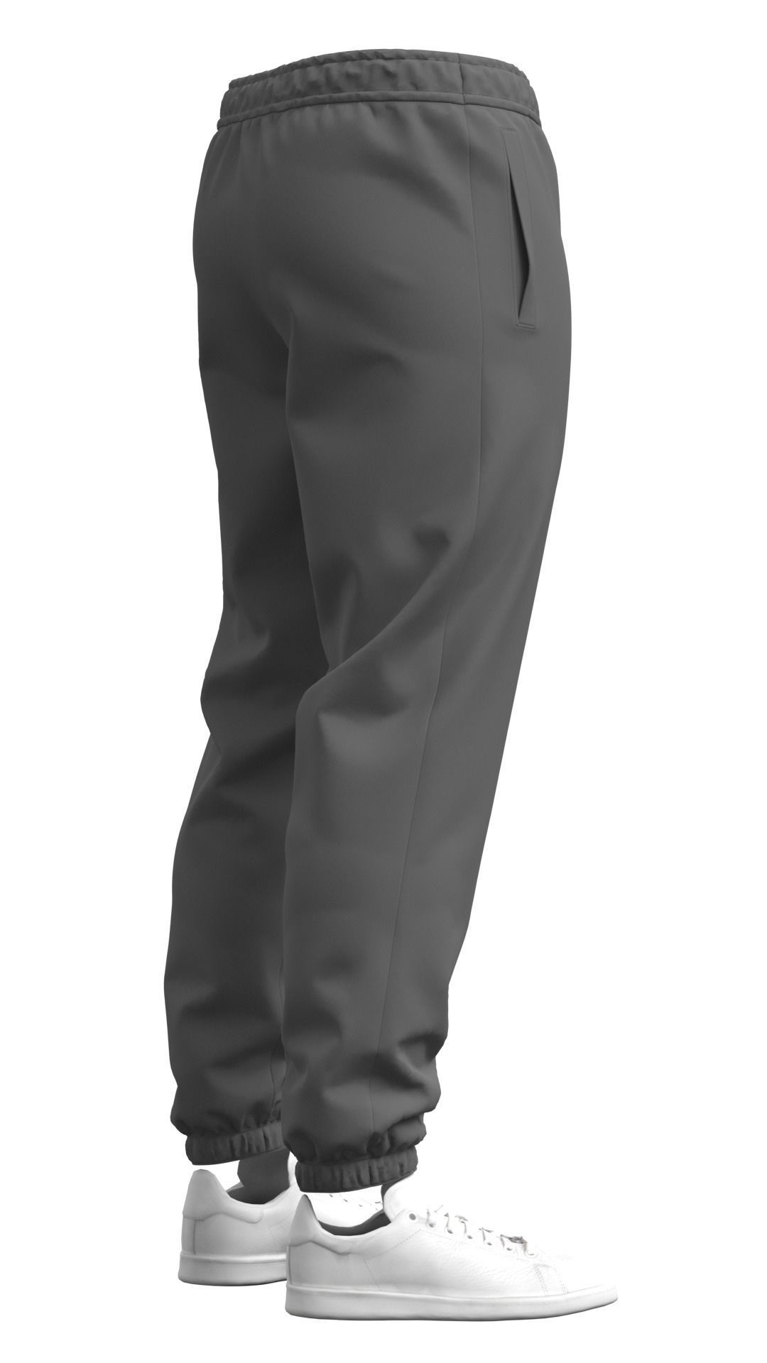Sport Pants - Marvelous Designer  3D model_8