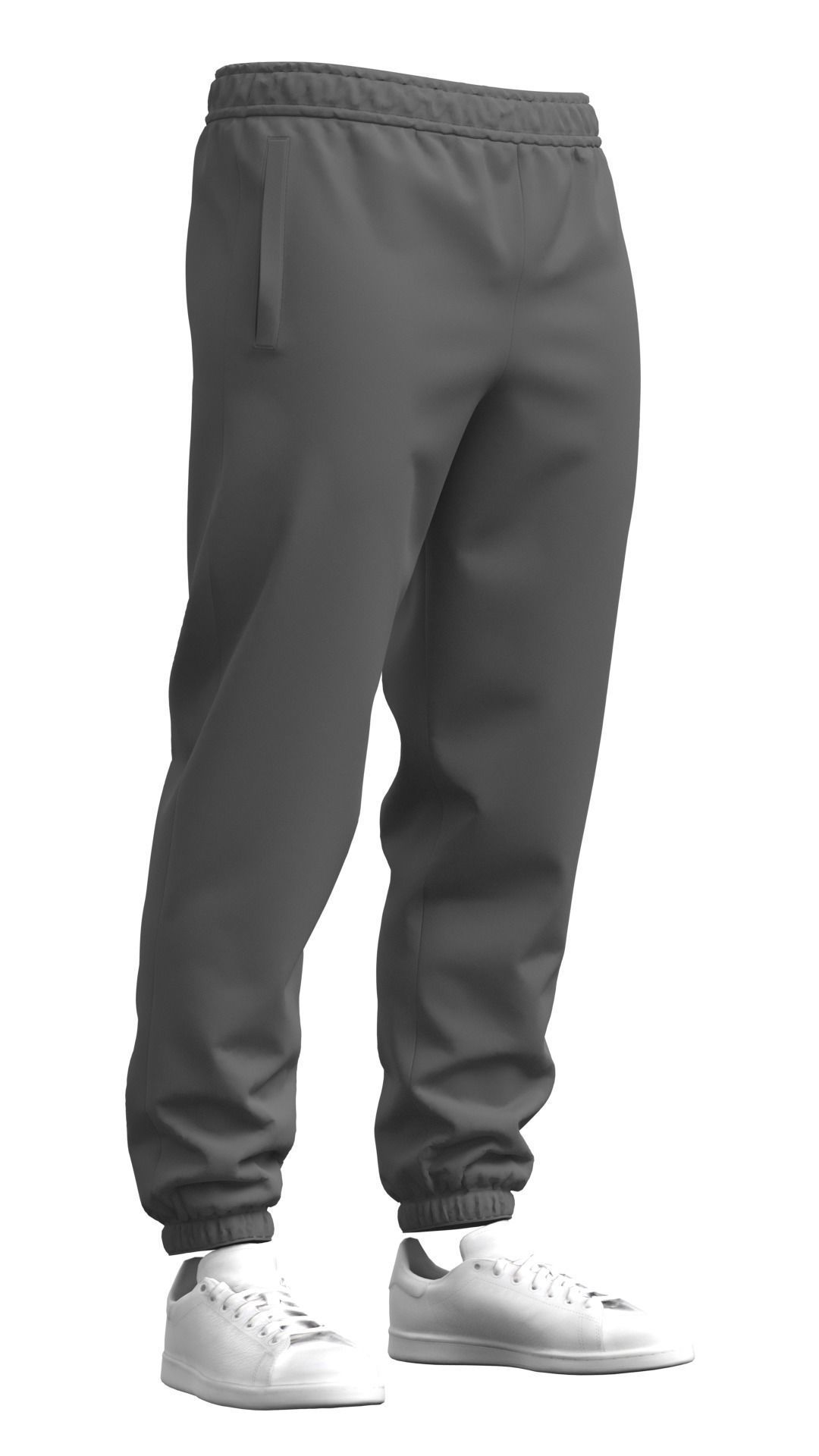 Sport Pants - Marvelous Designer  3D model_5