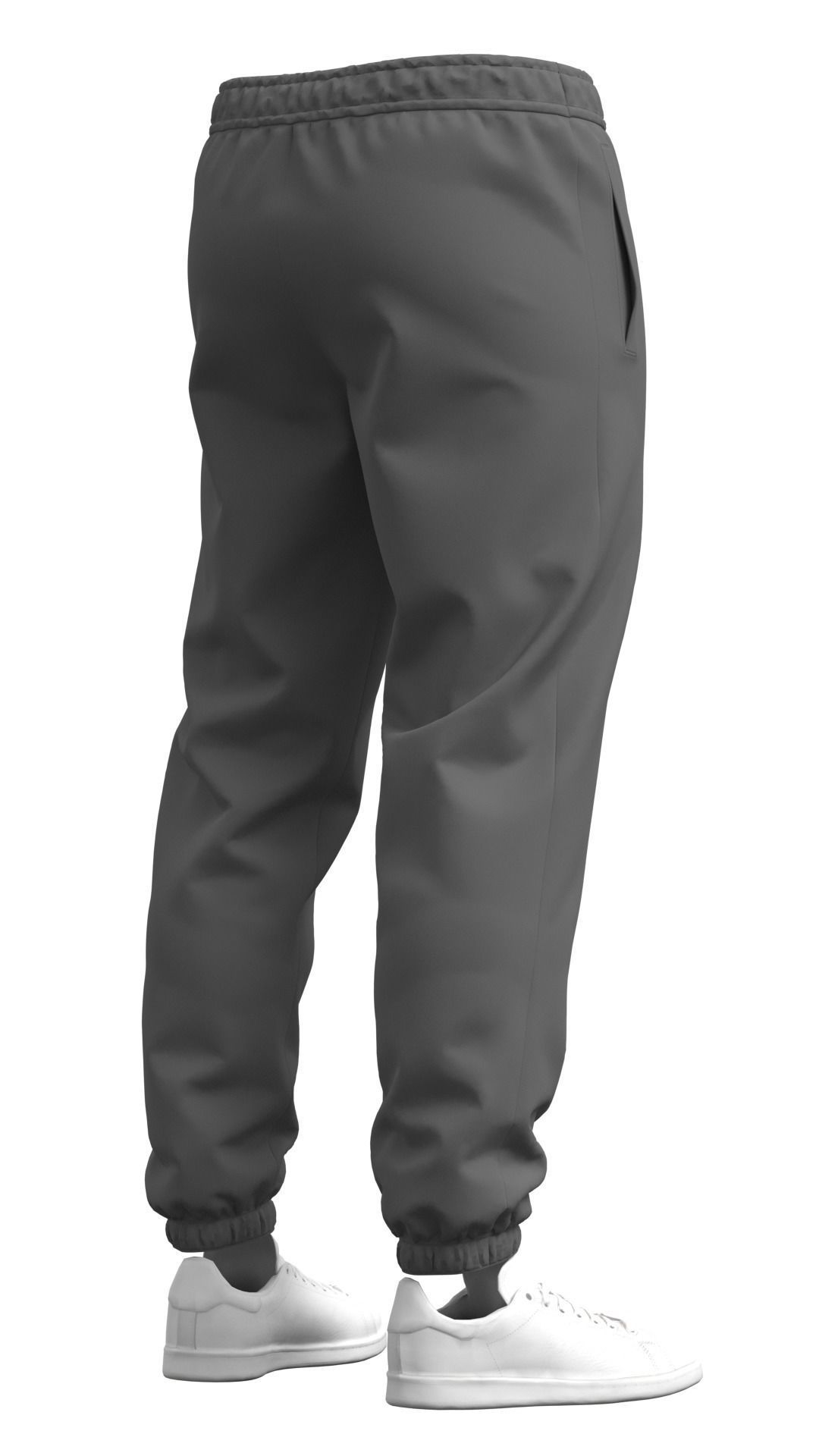Sport Pants - Marvelous Designer  3D model_9
