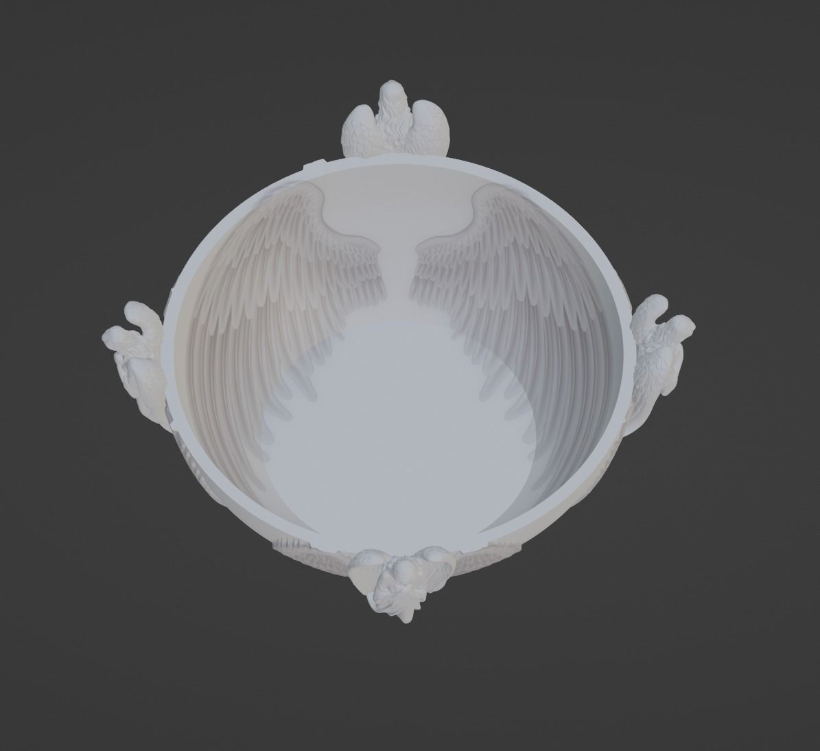 Angel Vase Cup 3D print model_1