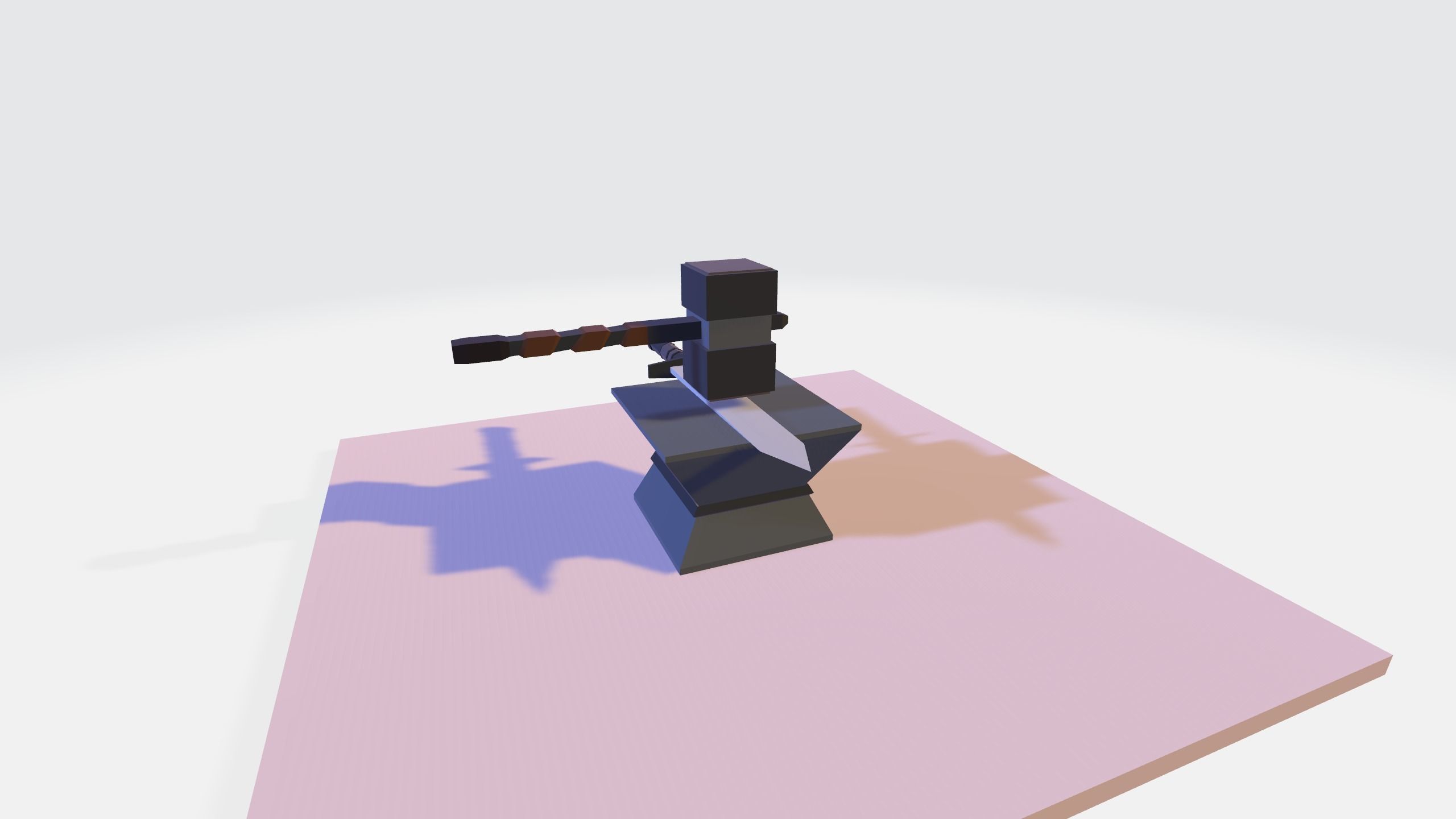Ancient Sword forging for free  Free low-poly 3D model_21