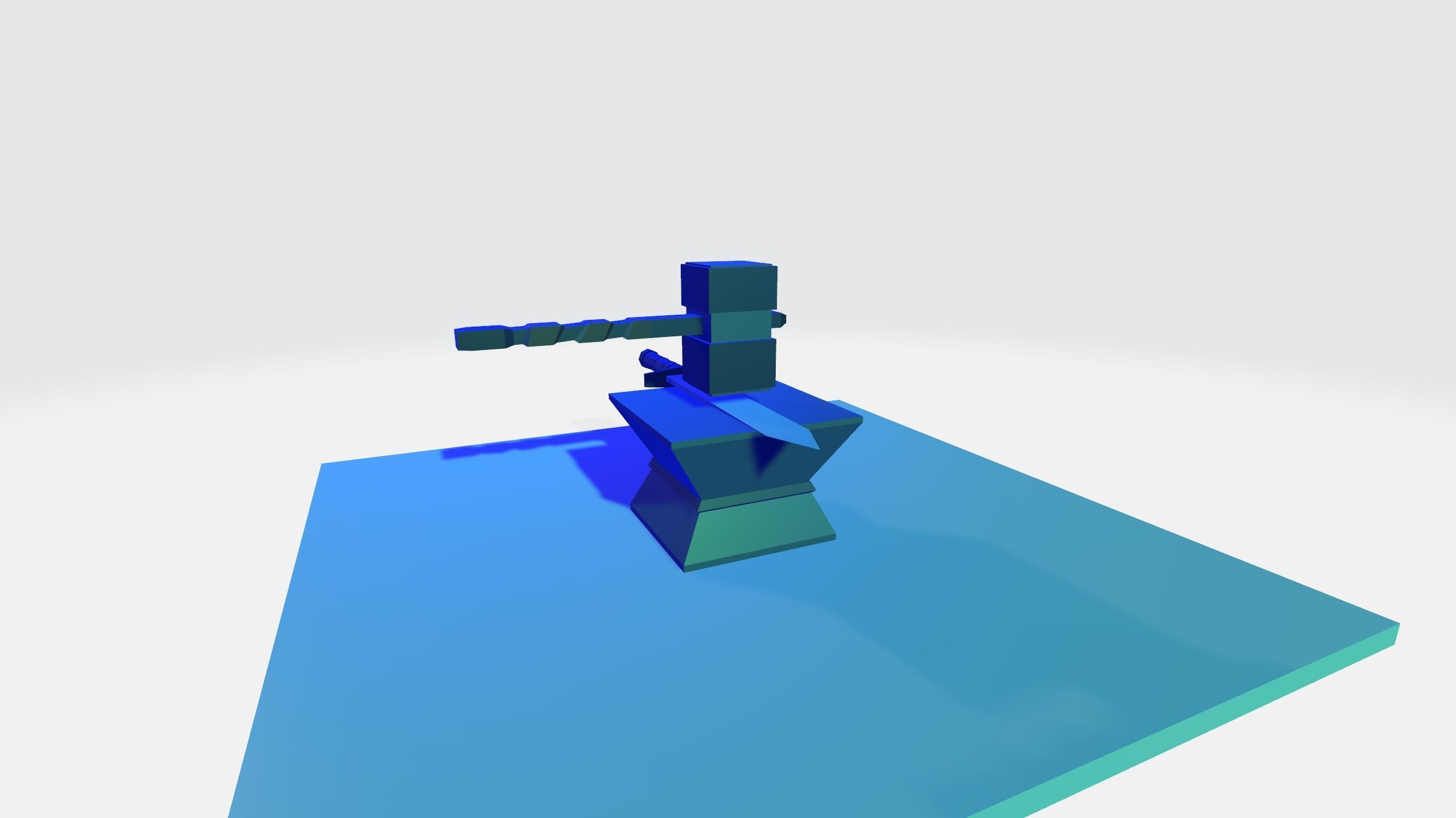 Ancient Sword forging for free  Free low-poly 3D model_22