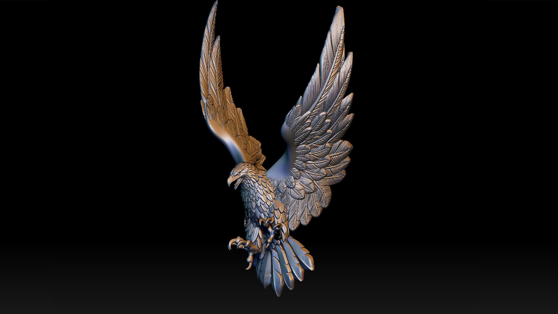 eagle 3D print model_20
