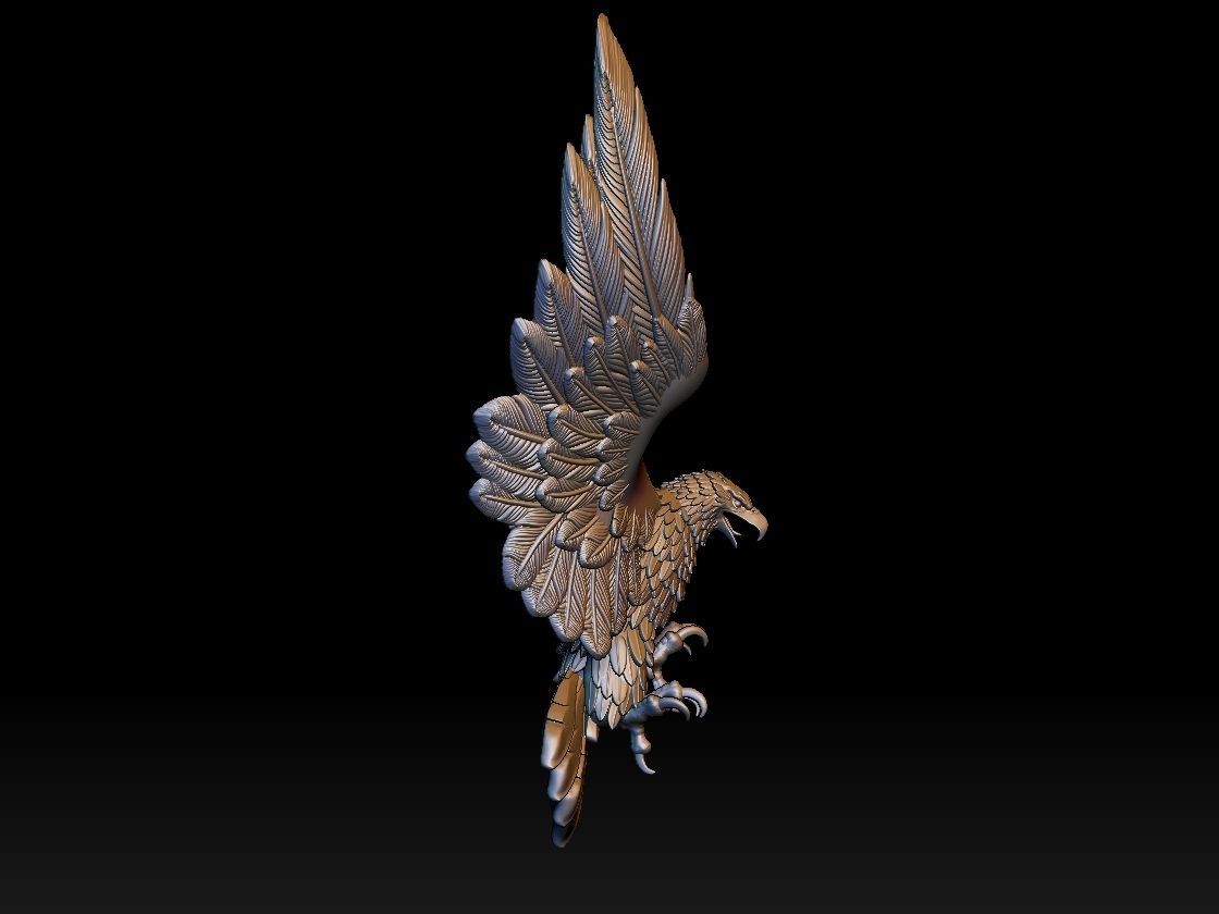 eagle 3D print model_17
