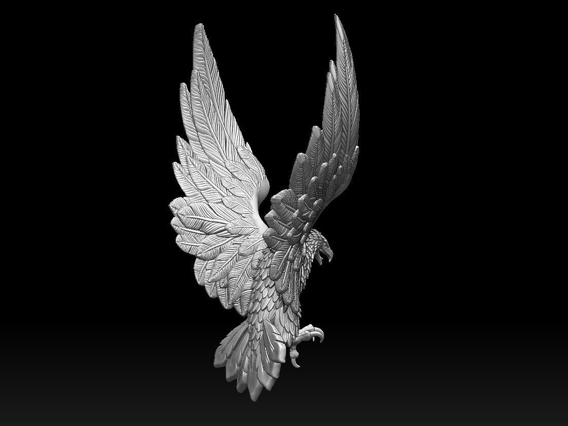 eagle 3D print model_18