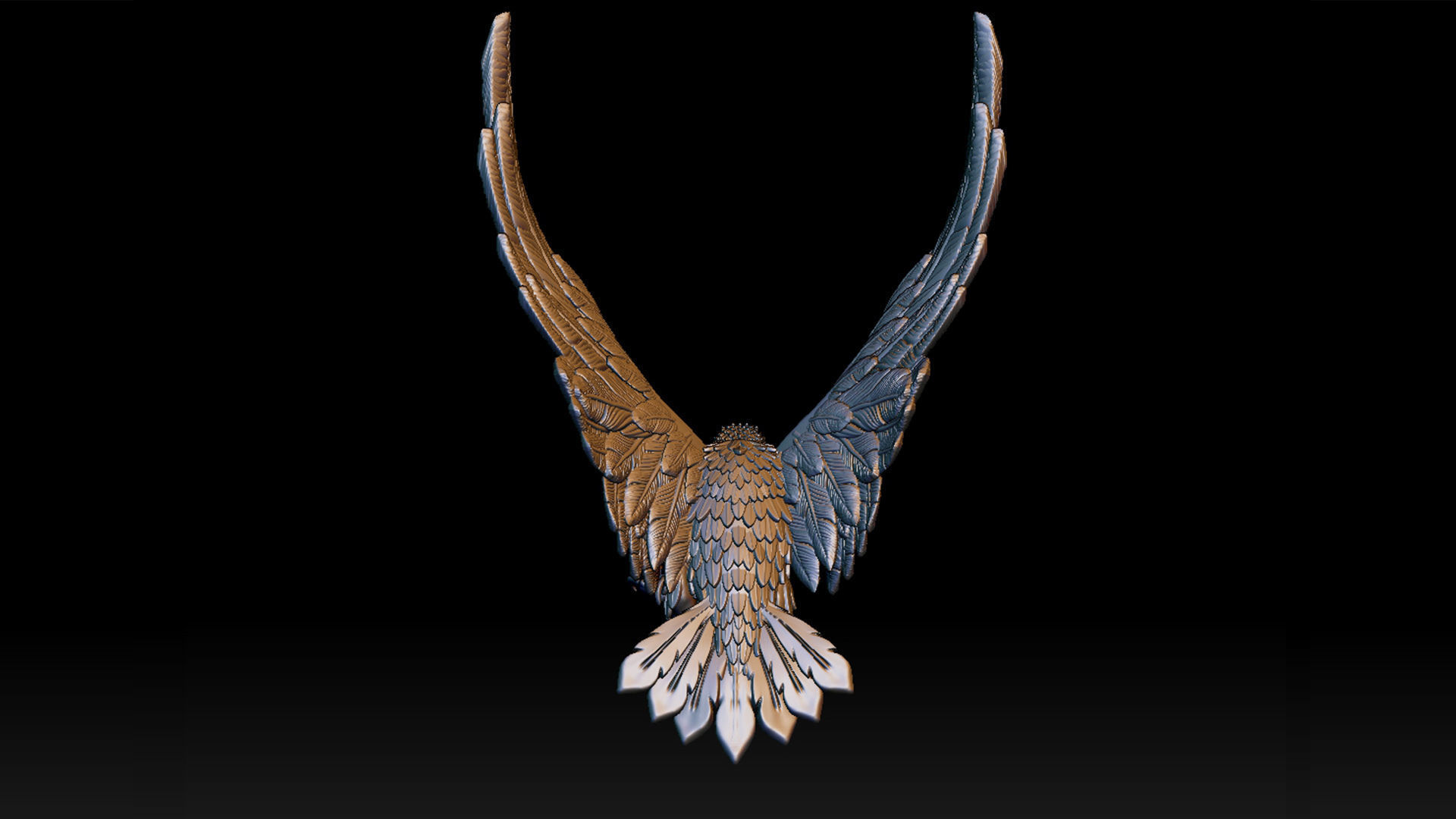 eagle 3D print model_15