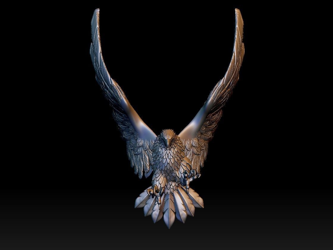 eagle 3D print model_14