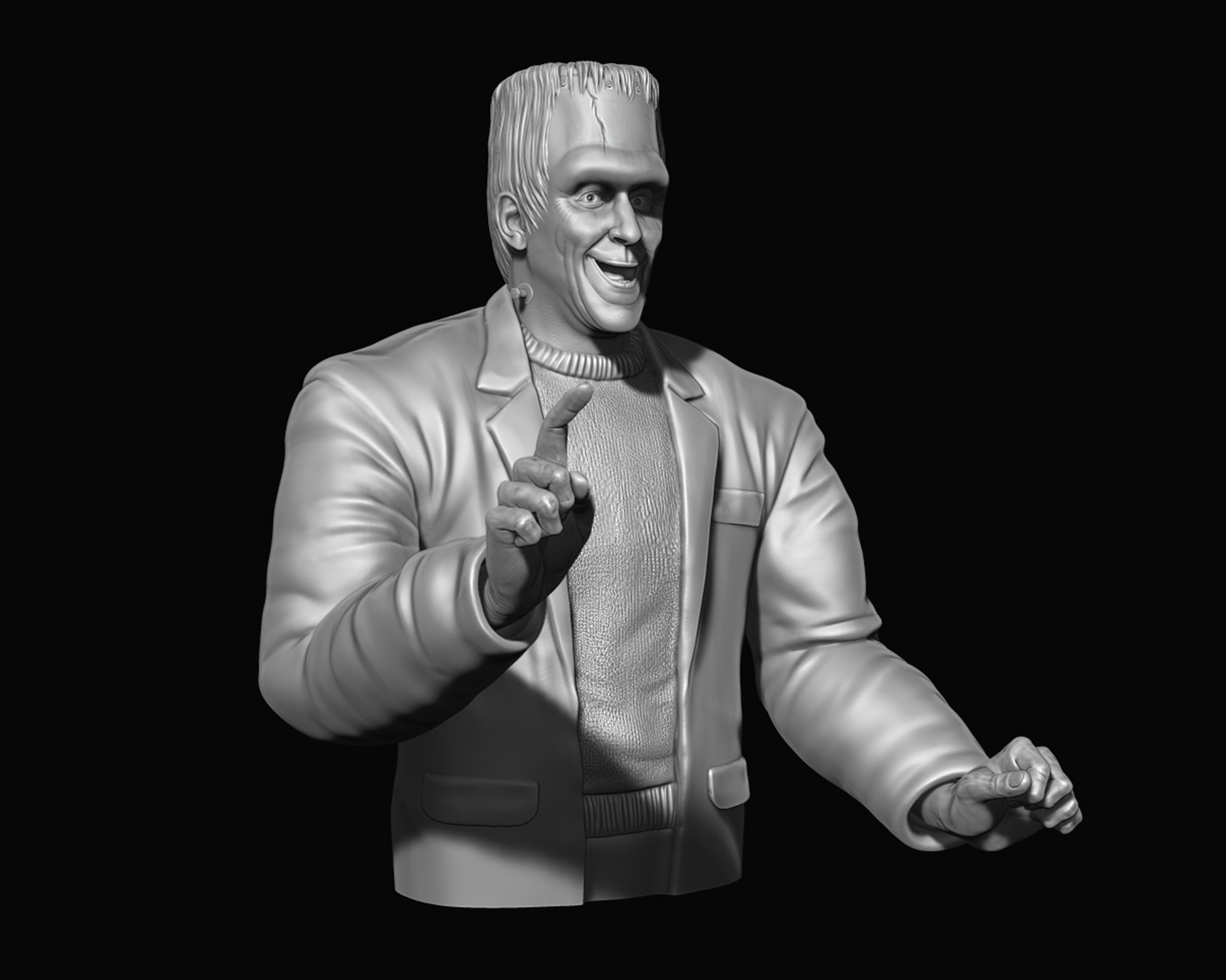 Herman from the munsters 3D print model_13