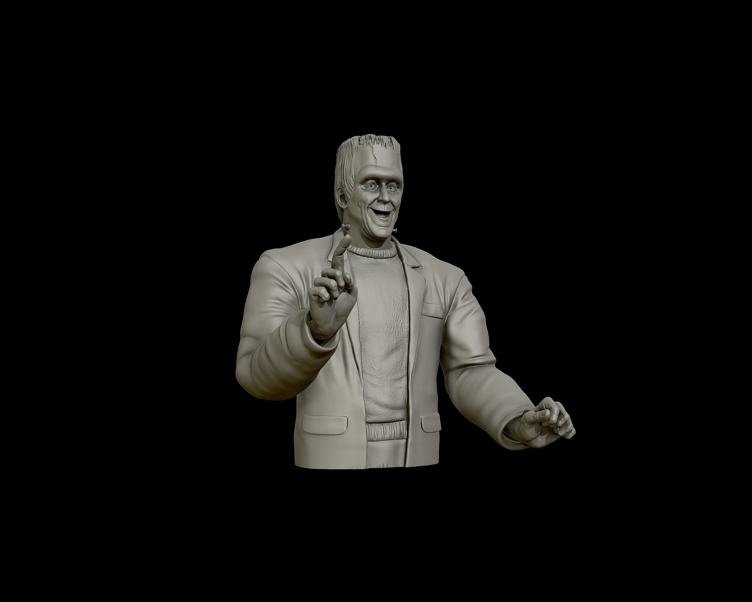 Herman from the munsters 3D print model_26