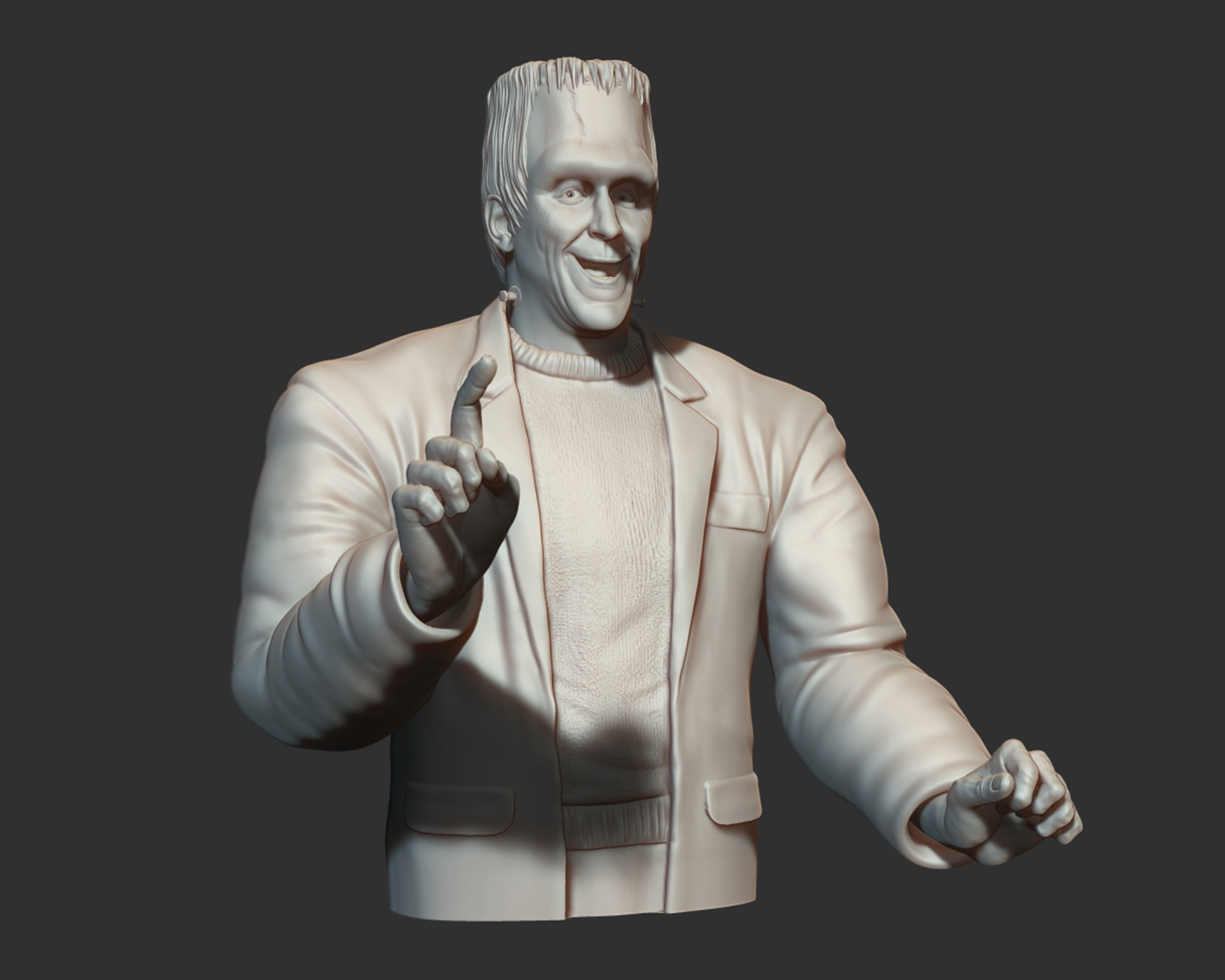 Herman from the munsters 3D print model_4