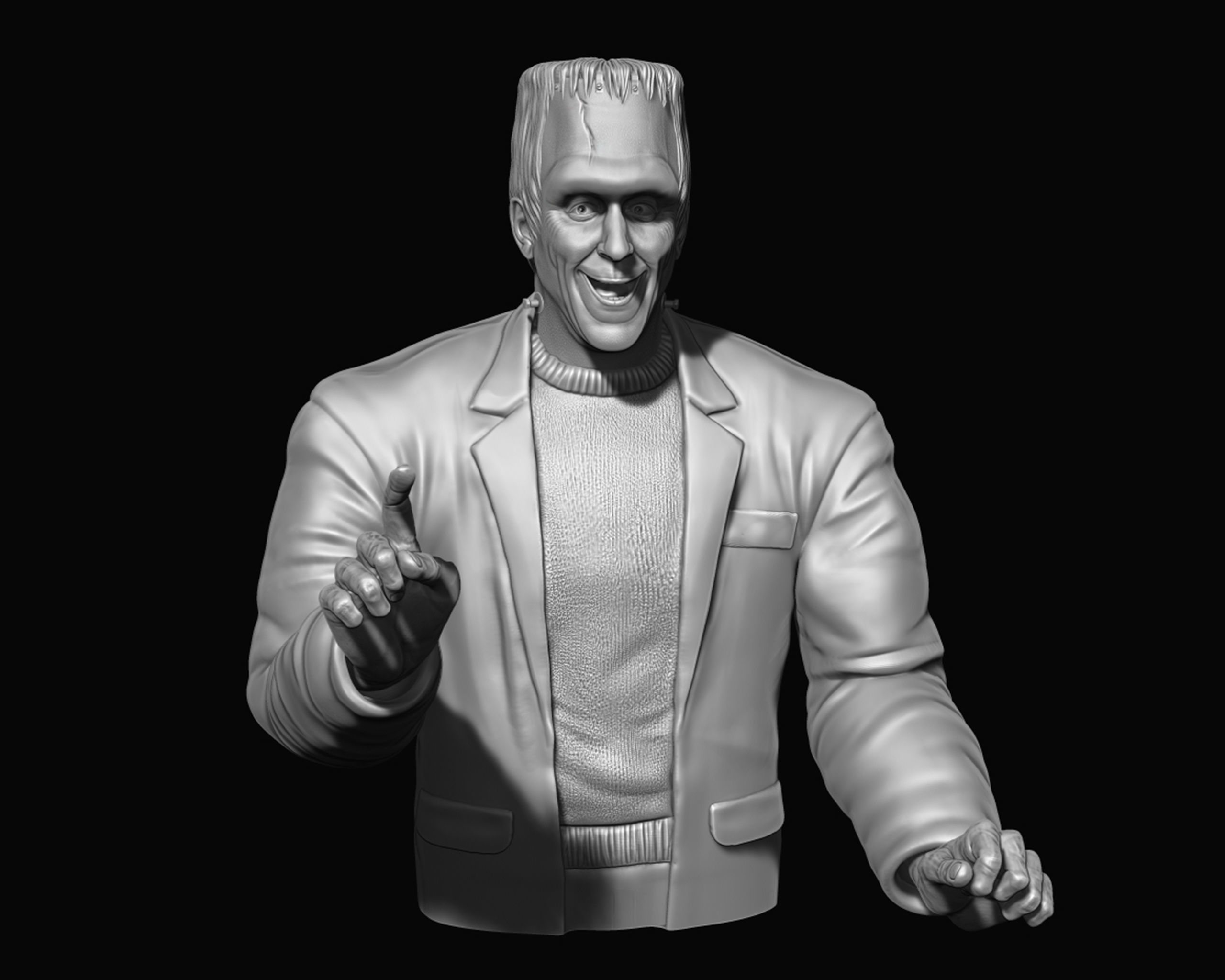 Herman from the munsters 3D print model_15